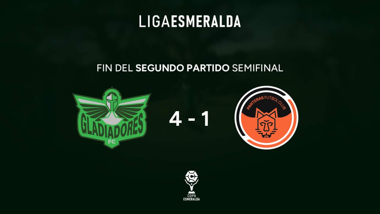 Jugadores de fútbol del equipo PANTERAS FC en alineación para la Liga Esmeralda, con sus nombres, posiciones y fotos en un esquema táctico de estilo moderno y gráfico.